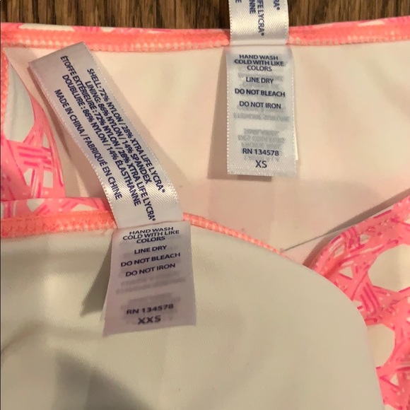 Like NEW Vineyard Vines Pink and White Bikini - Picture 4 of 4